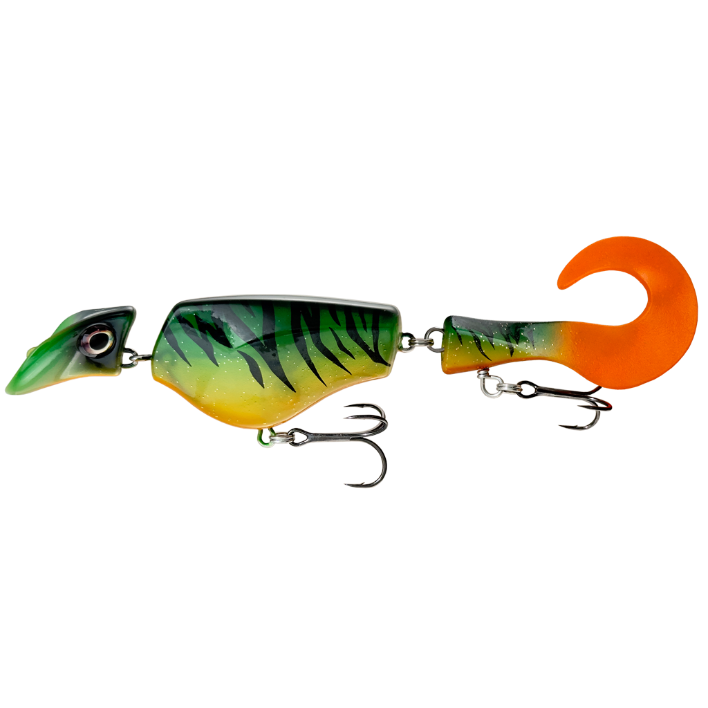 Headbanger Tail - 23cm - 58g - Firetiger Stealth - Sinking