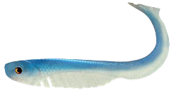 Headbanger BangerRibs V2 - 8,6cm - 7g - Blue/White - 4pk