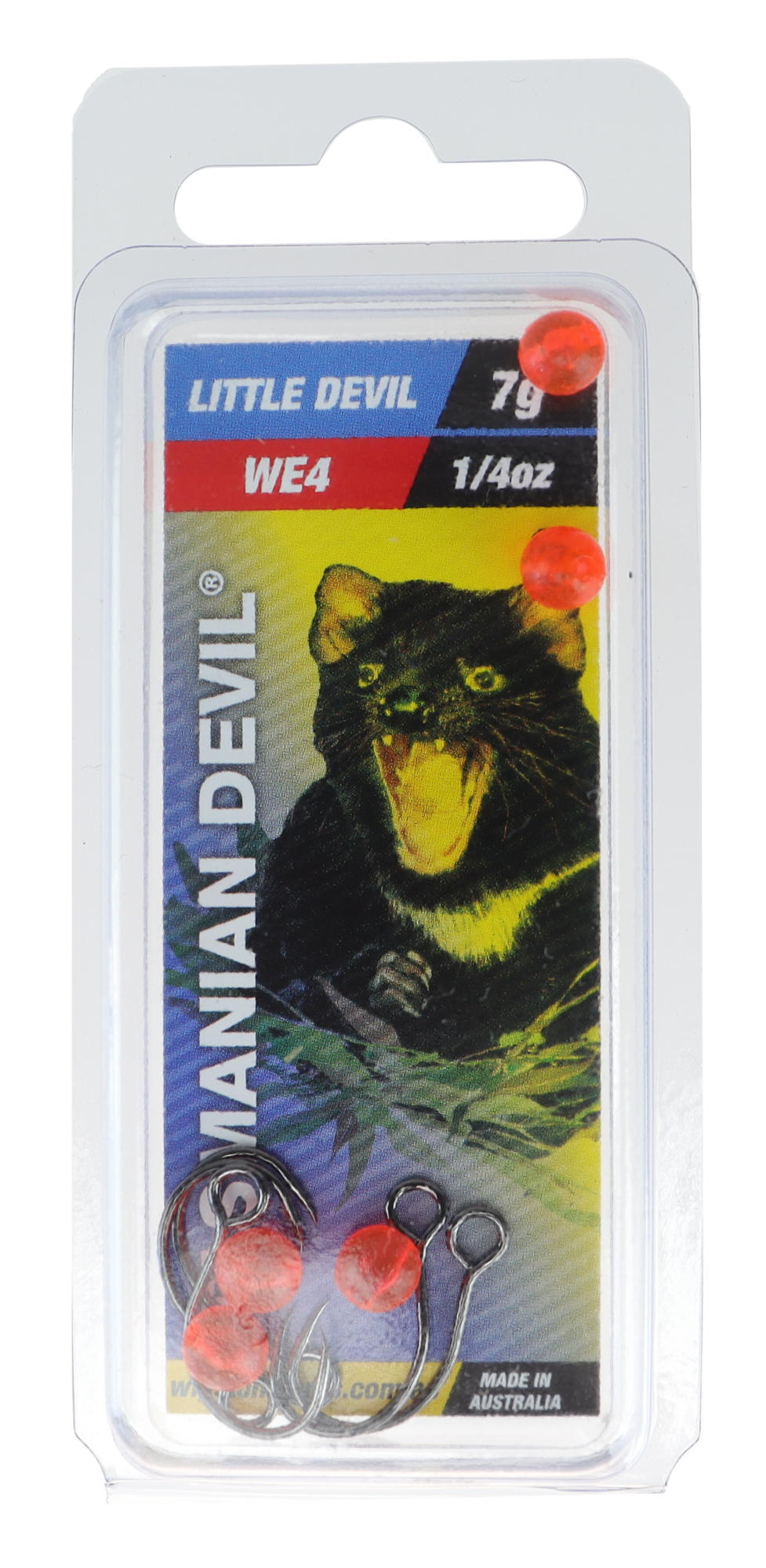 Tasmanian Devil Wide Eye Singelkrok No.4 - 5pk
