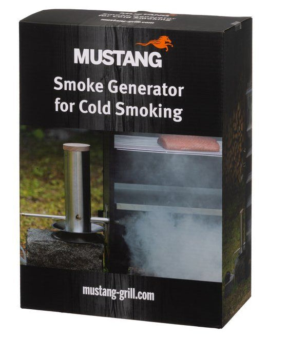 Mustang Røykgenerator Kaldrøyking - 220V - Rustfritt Stål - Kjøtt Fisk - Utendørs