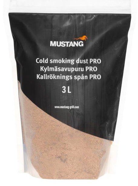 Mustang Røykspon Finkornet Eik - 3 Liter - Kaldrøyking