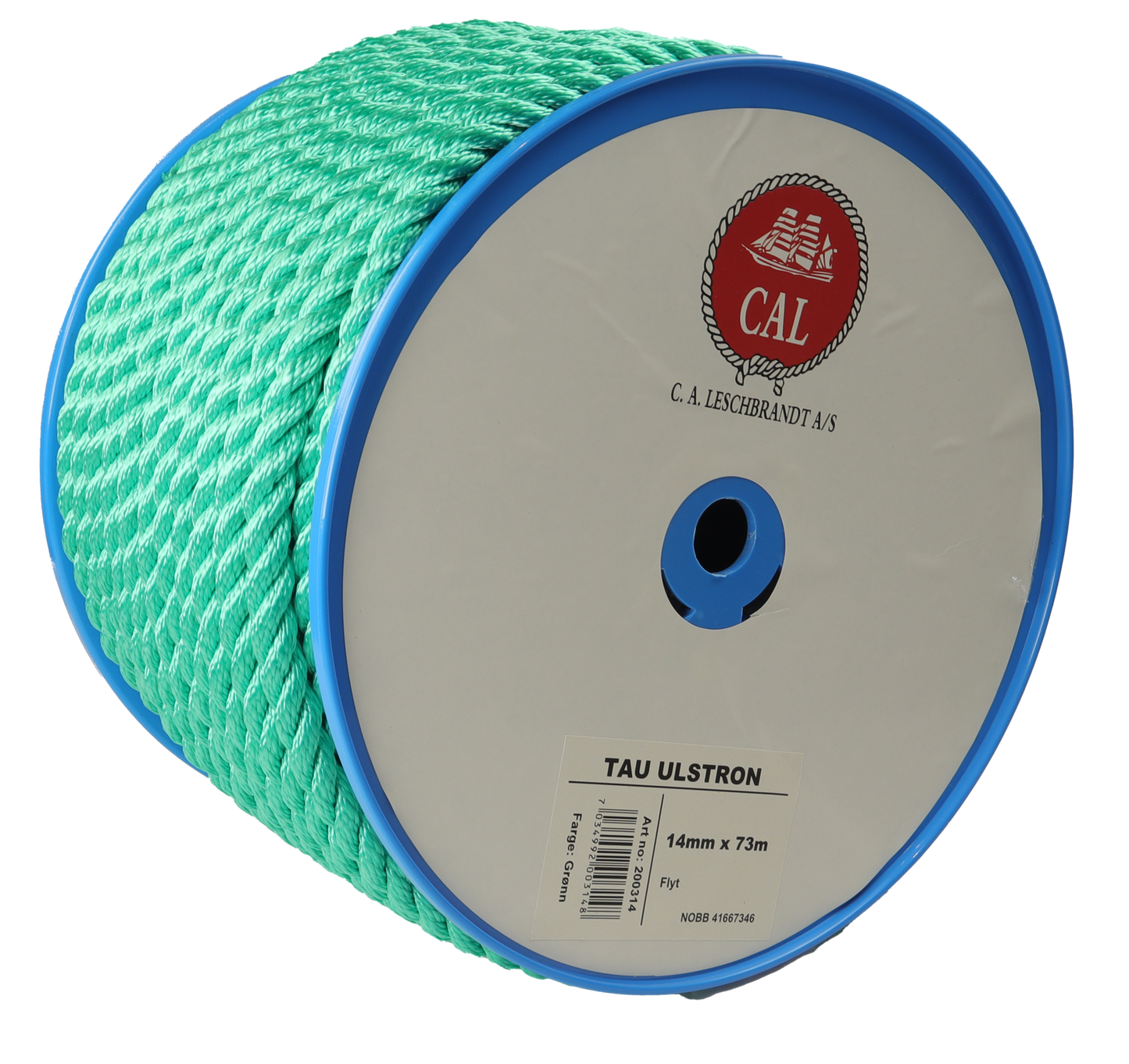 Tau Ulstron – Grønn – Kveil / Spole – Lett og Smidig Kunstfiber