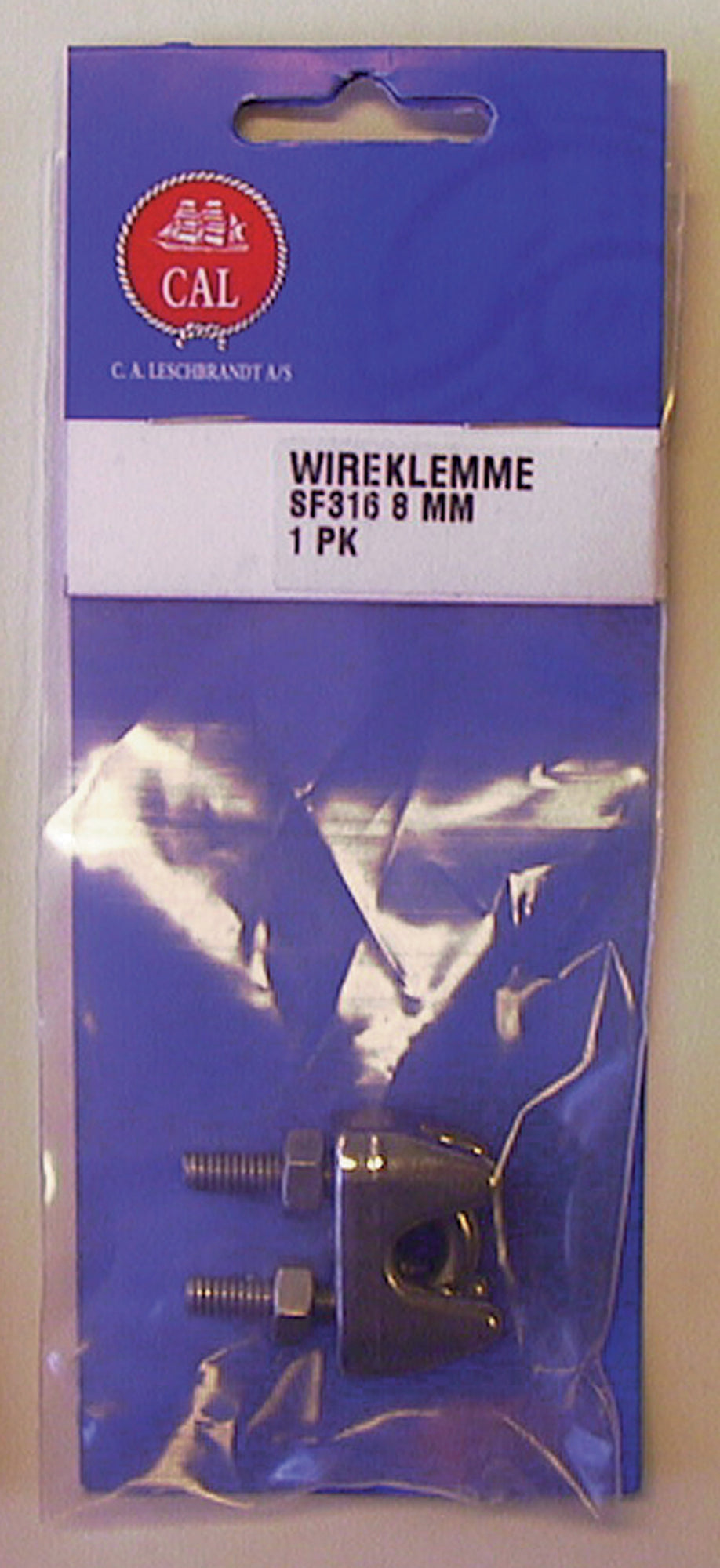 CAL Wireklemme - Galvanisert - Blister - Fleire størrelsar 10