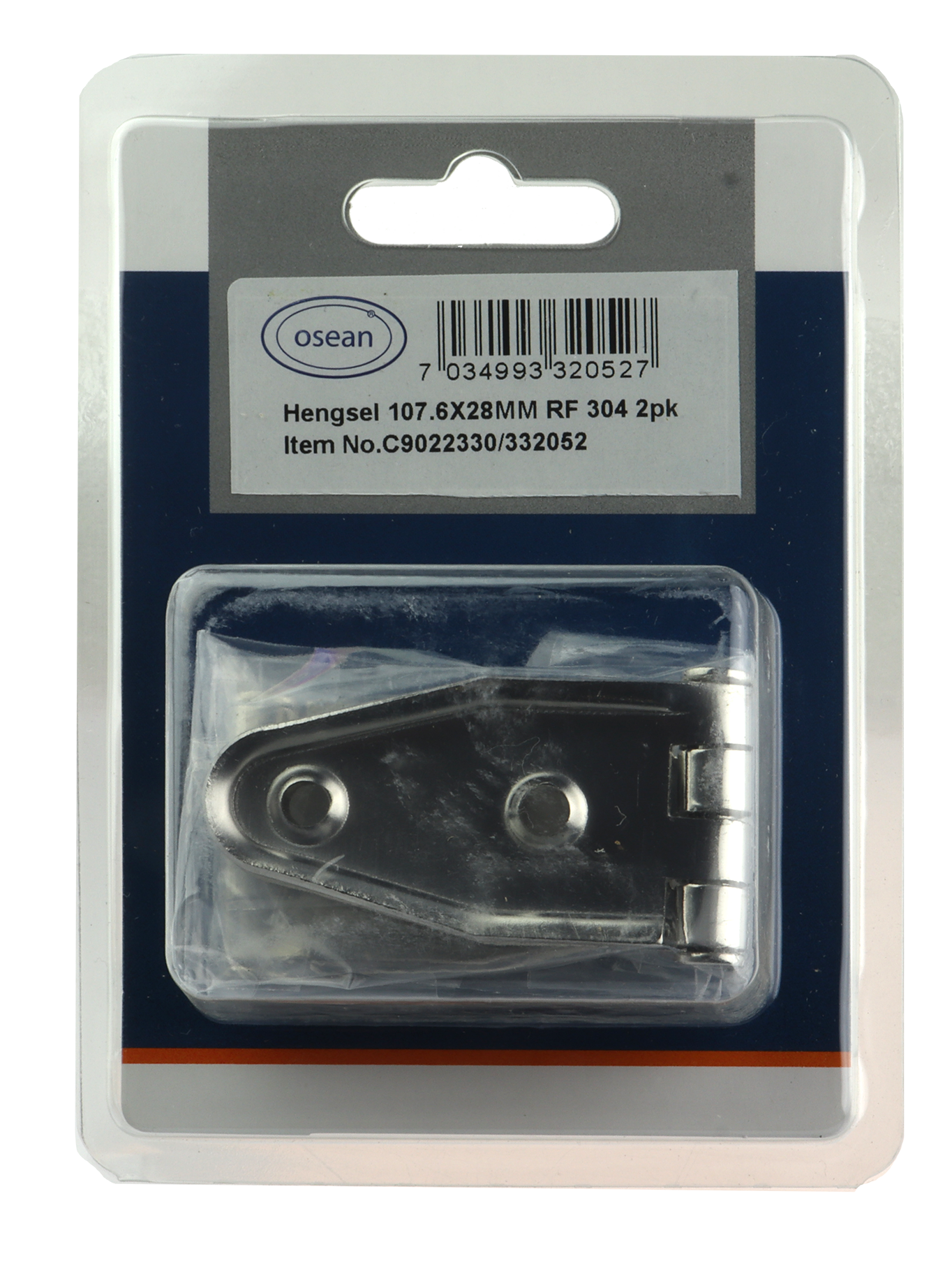 Osean Hengsel rustfri - 2pk - RF304/A12 - 105x27mm