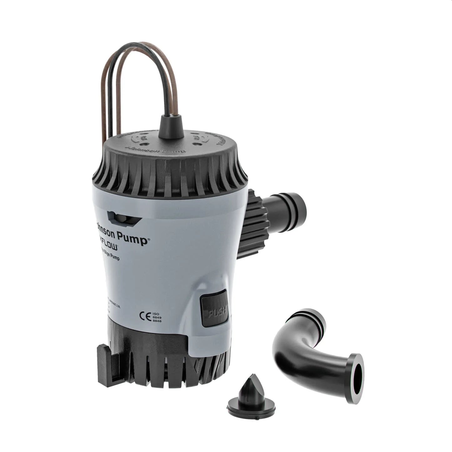 Johnson Pump Aqua Void Auto 800 - 12V - 3000 L/t - Automatisk Lensepumpe Båt