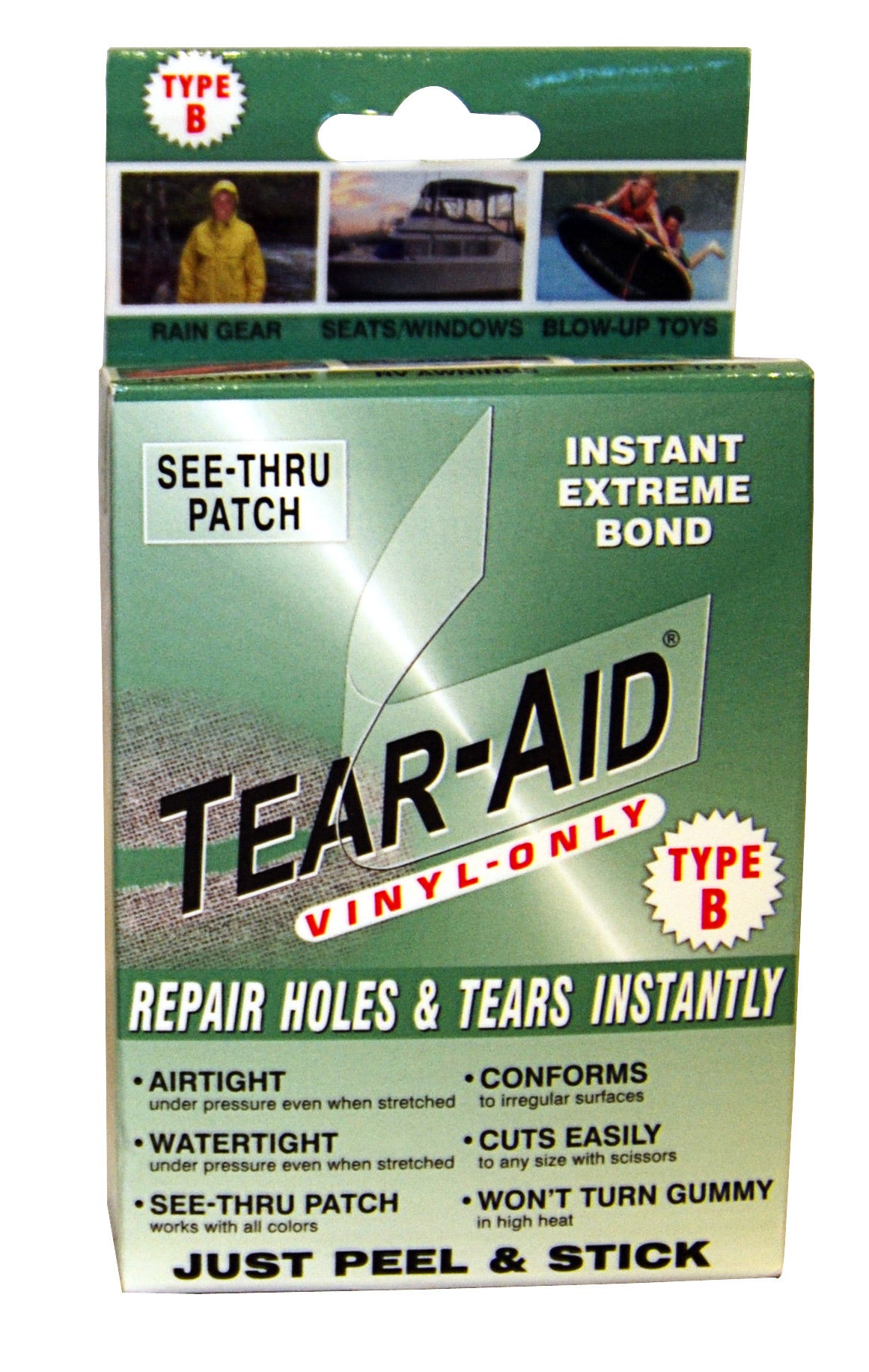 Tear-Aid Type B – Reparasjonslapp for Vinyl – Vasstett