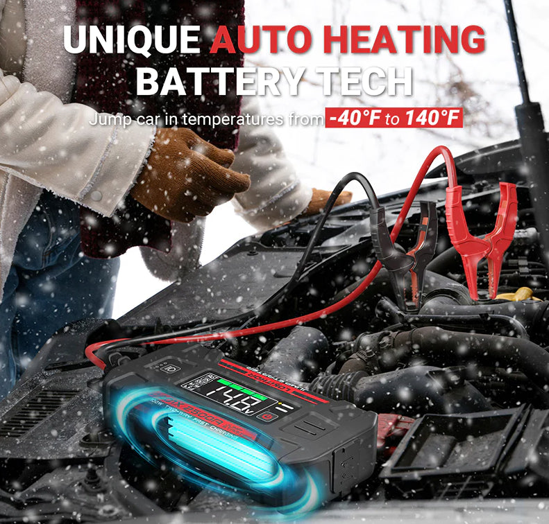 Lokithor J401X Jump Starter - 12V - 2500A - 74Wh - Startbooster