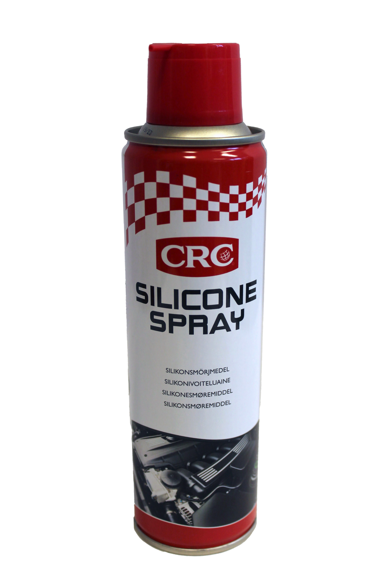 CRC Silikonspray 250ml - Smører og Beskytter Plast Gummi Silikon