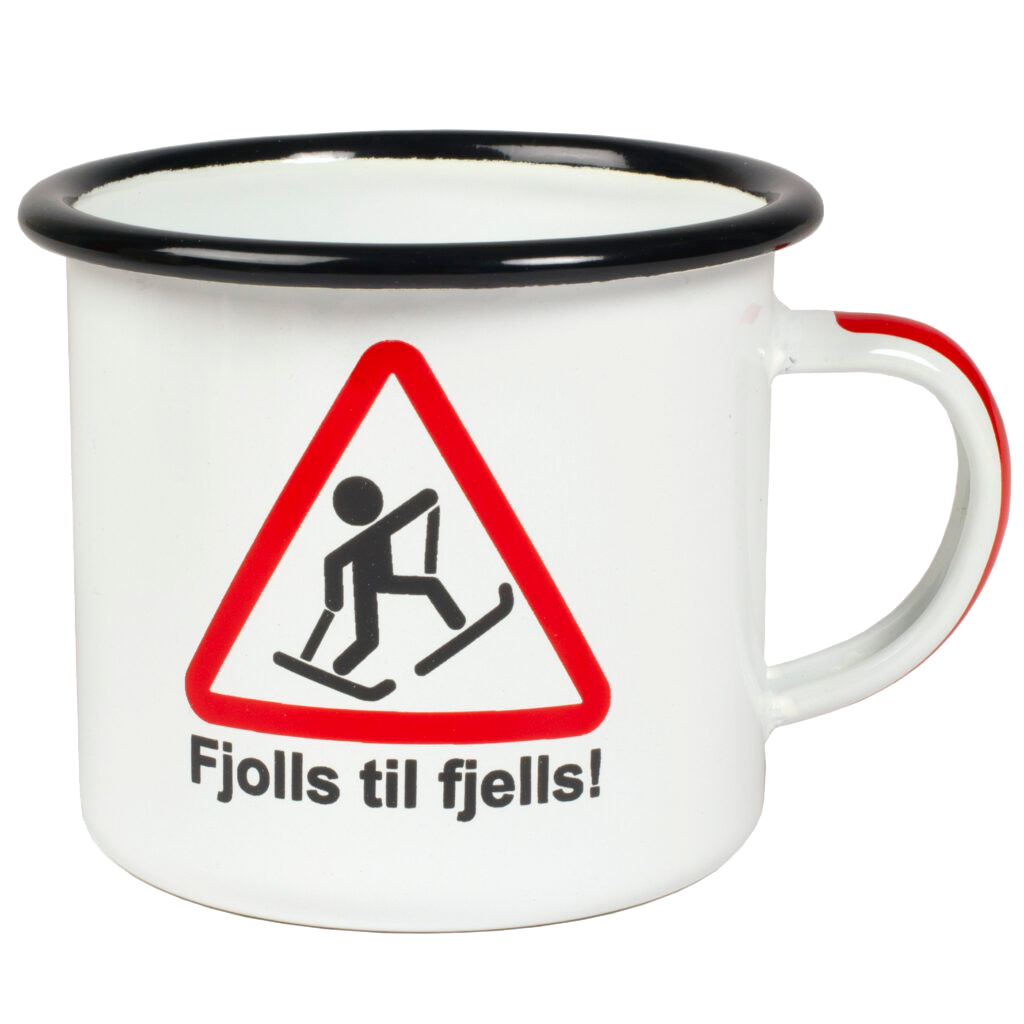 Eagle Kopp - Fjolls til Fjell - Emaljert Stål - 3,6 dl