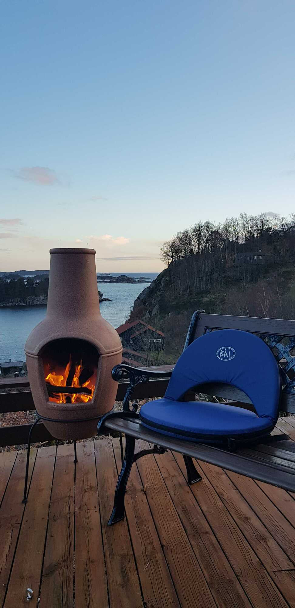 BÅL Sammenleggbar stol - lav rygg - kompakt