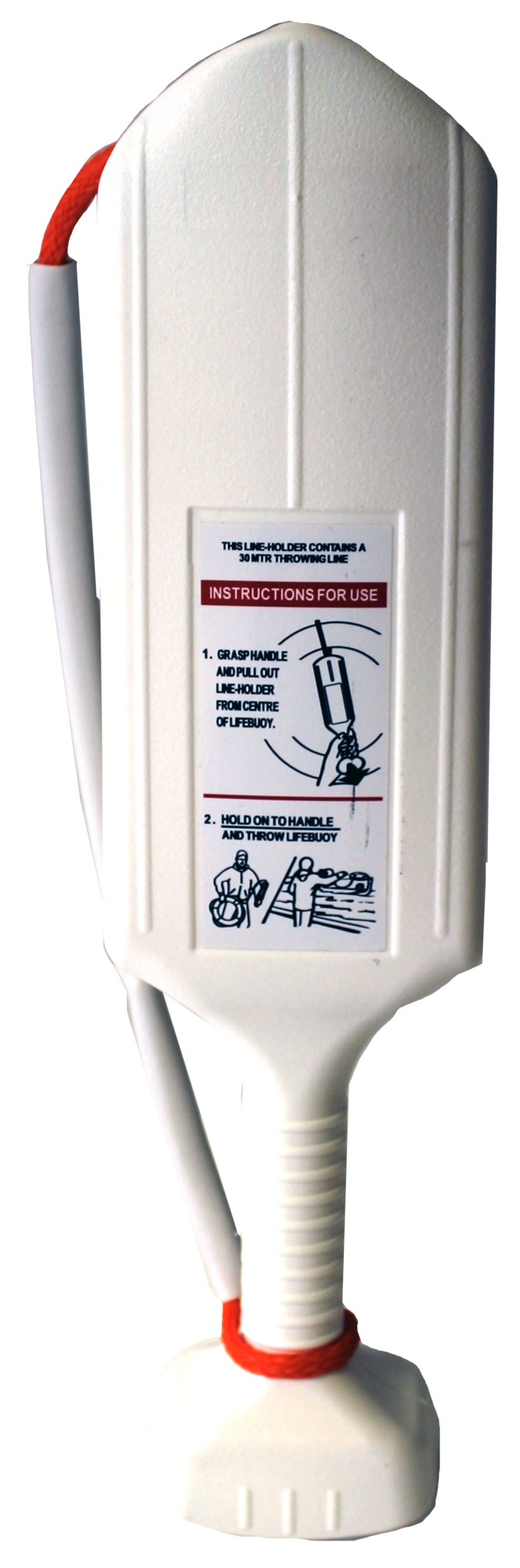 Redningsline Livbøye 30m 8mm - SOLAS 74 - UV-Bestandig - 970kg - 44-47cm Bøye