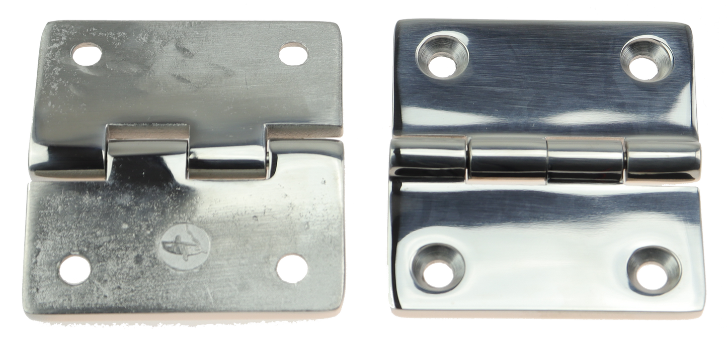 Osean Hengsel syrefast støpt - 2pk - AISI316/A4 - 51x51mm