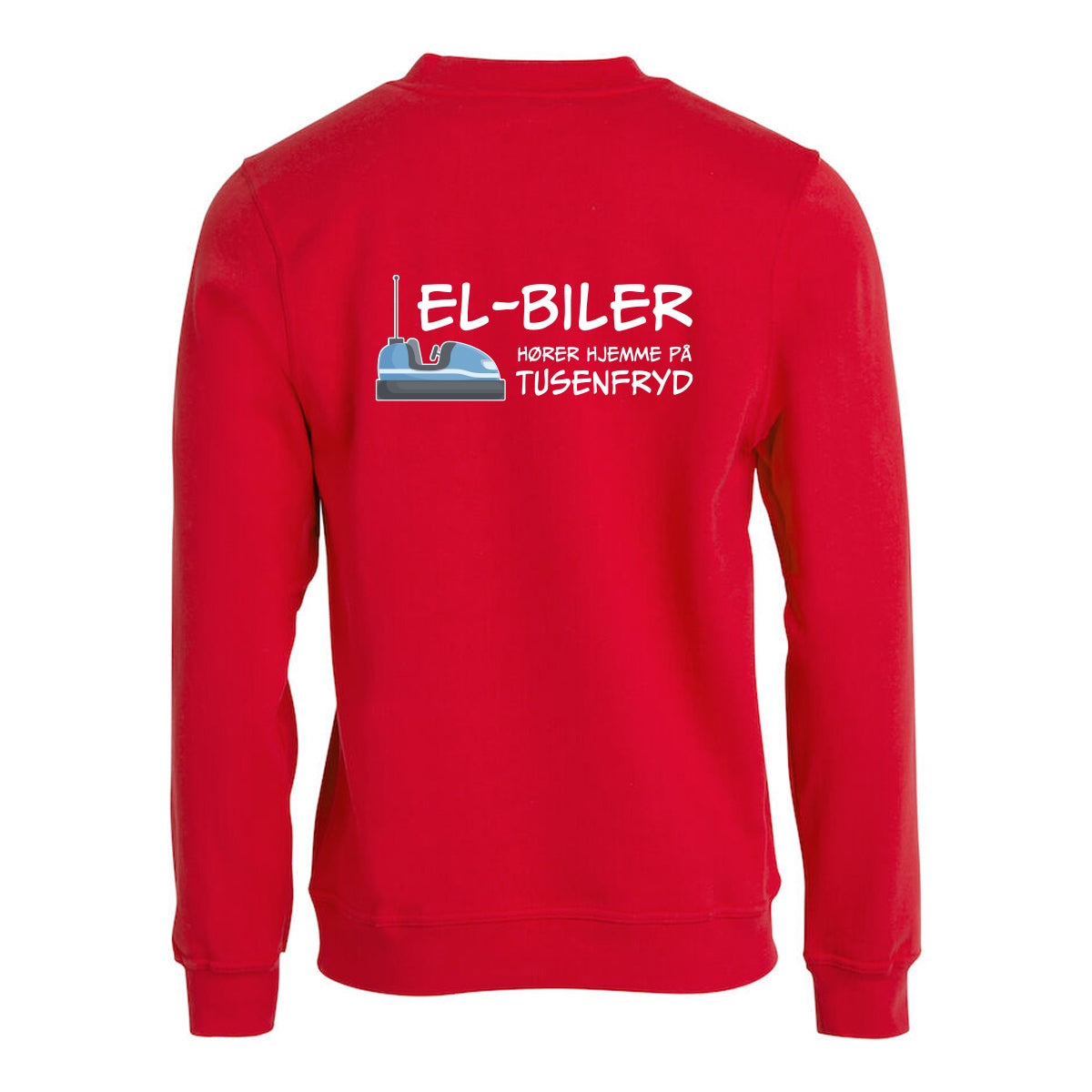 EL-biler - genser Rød Bak