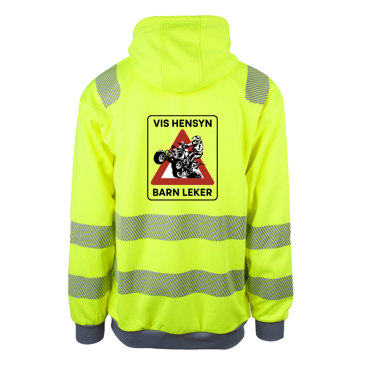 Vis hensyn barn leker (ATV) - Reflekshoodie