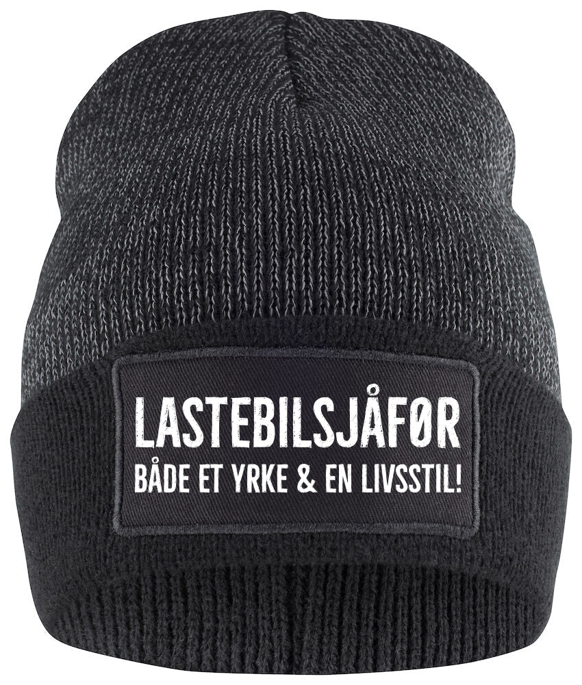Både Yrke & Livsstil vinterlue Sort med REFLEKS