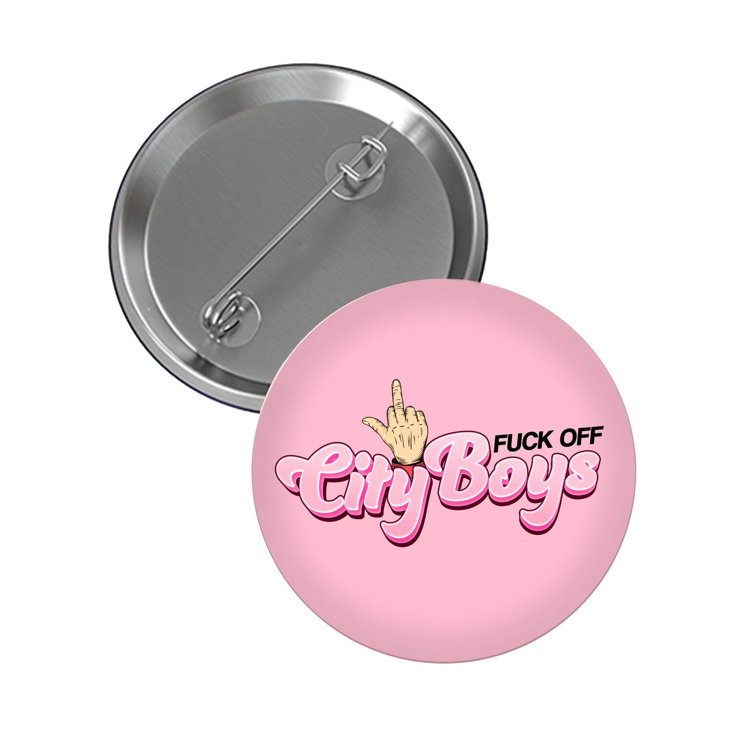 Fuck Off Cityboys 2.0 - Button