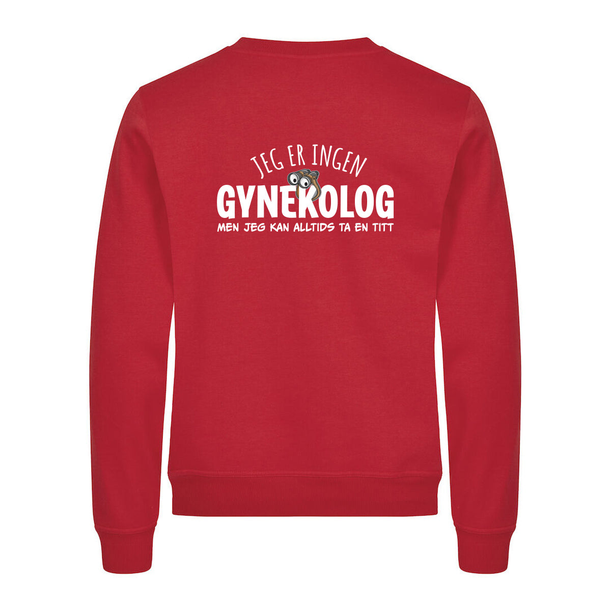Gynekolog - genser Rød Bak