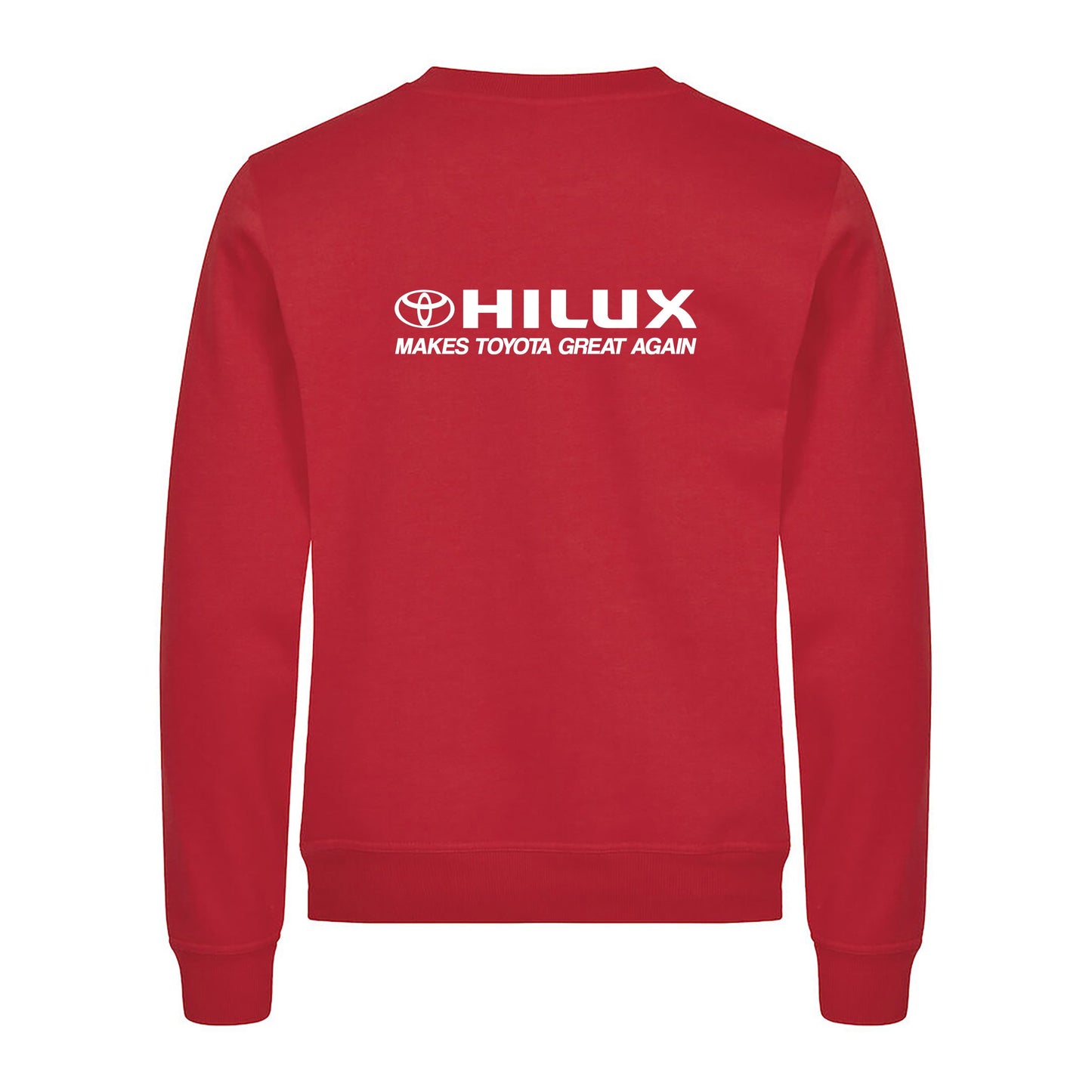 HILUX Makes Toyota Great Again - genser Rød Bak