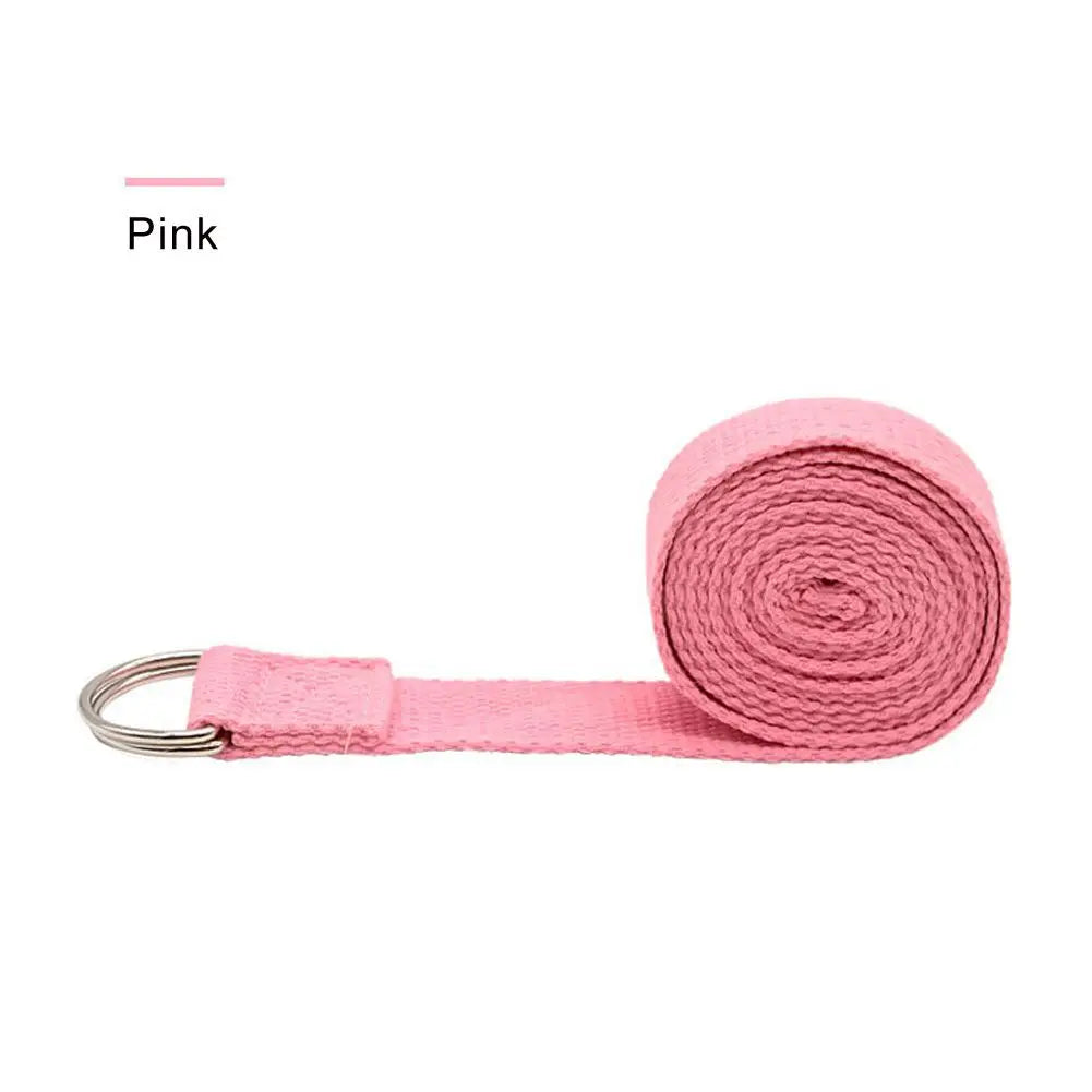 Yogabelte av bomull Pink