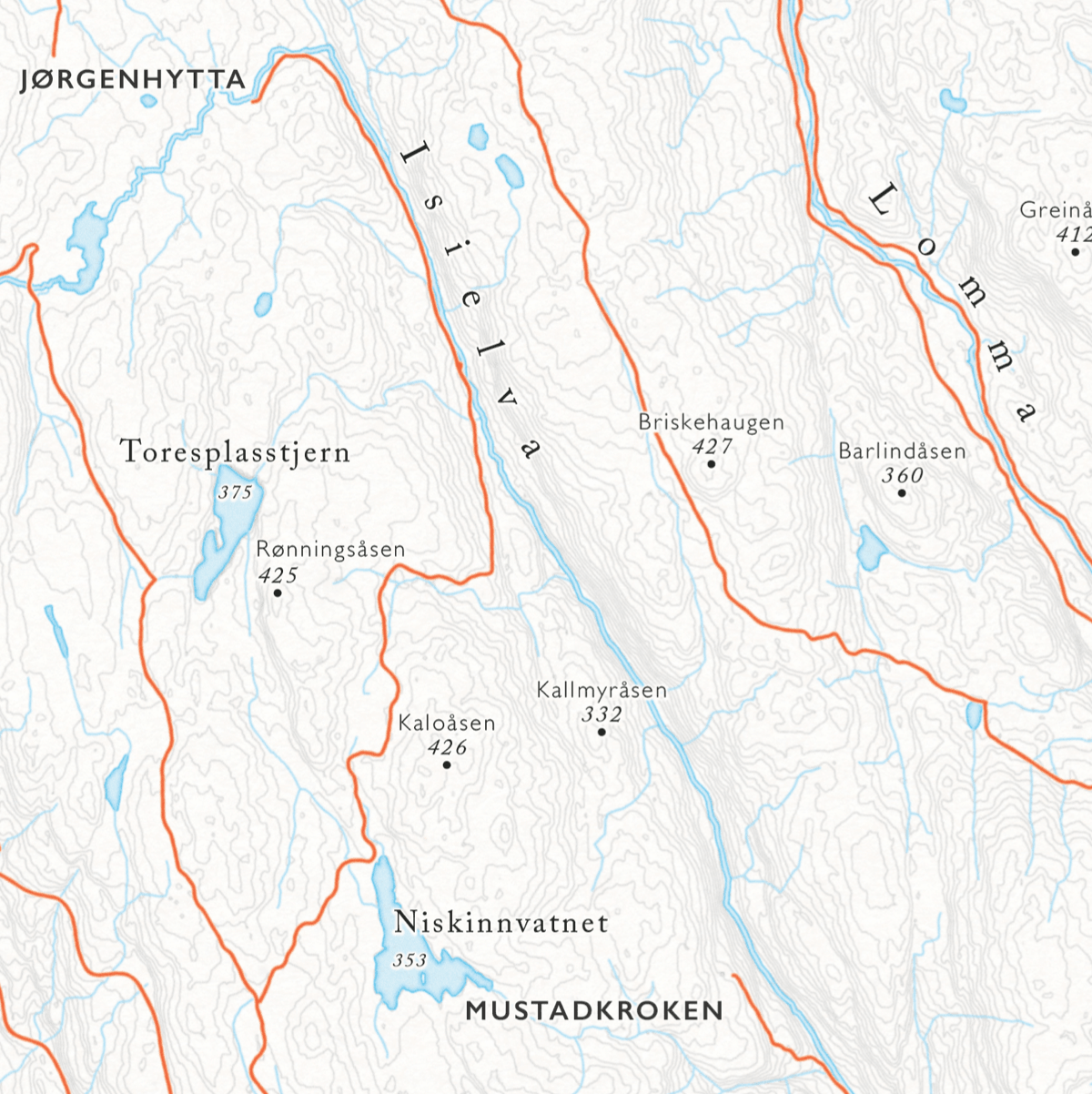 Sykkelkart Krokskogen/Bærumsmarka