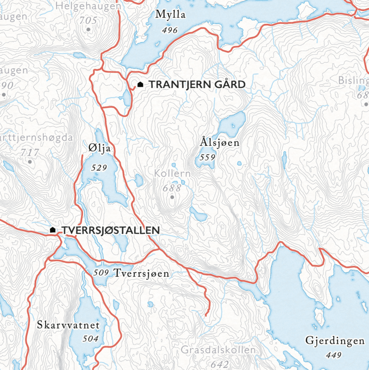Sykkelkart Oslo Nordmark