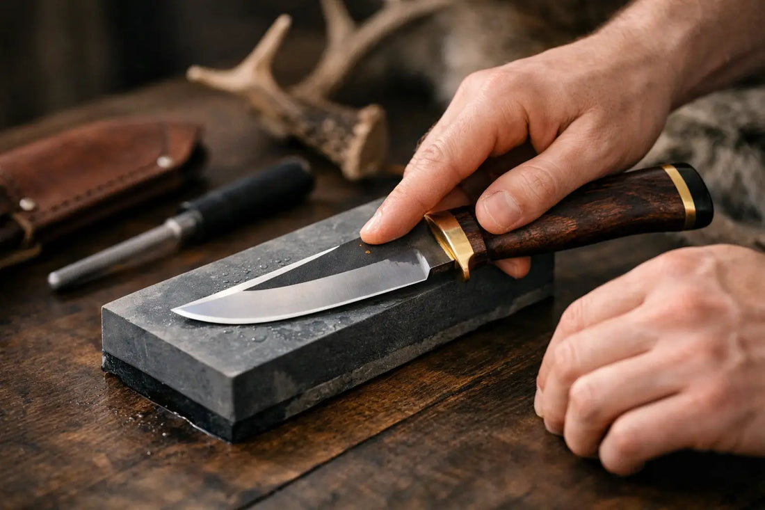 Hvordan slipe jaktkniv riktig