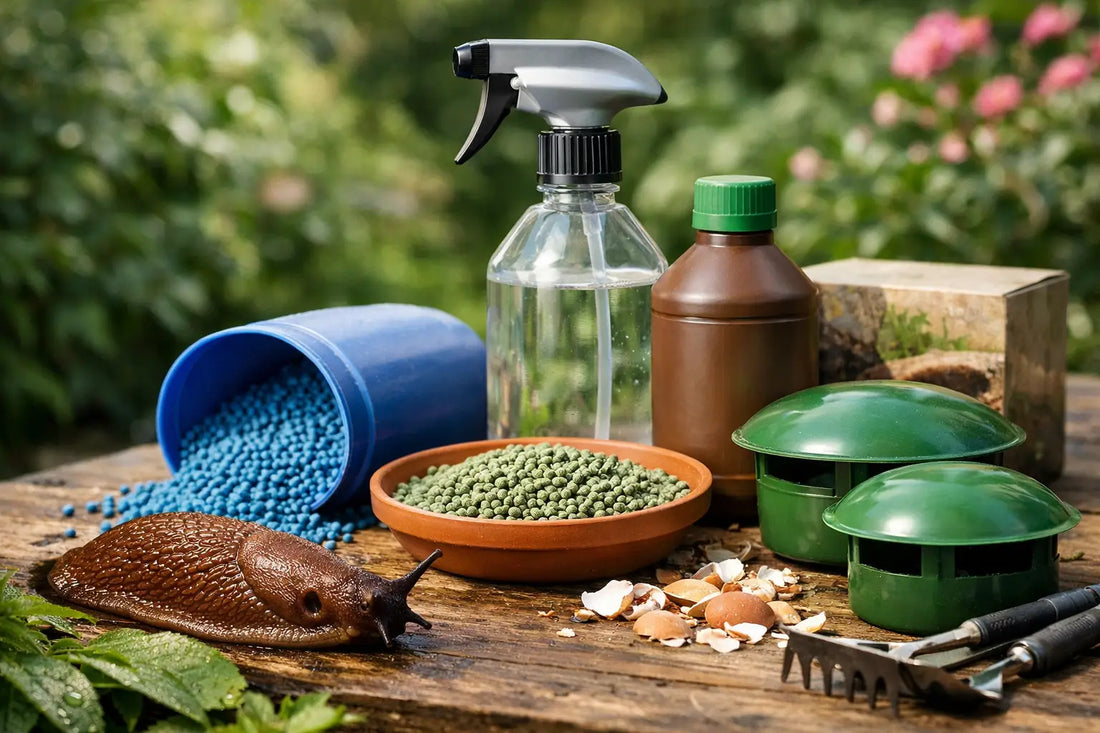 Beste produkter mot brunsnegler i hagen