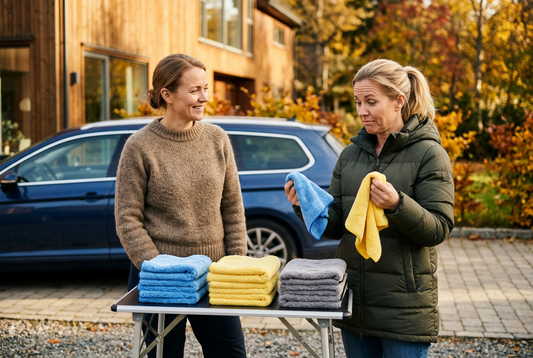 Én klut til alt? Slik velger du mikrofiber til bilens glass og interiør
