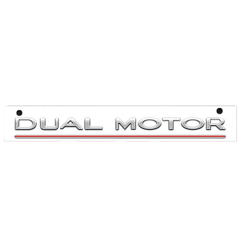 Dual Motor Emblem Chrome