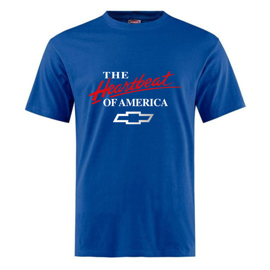 The Heartbeat of America - tskjorte Blå