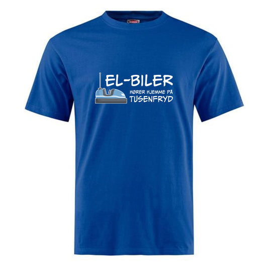 EL-biler - tskjorte Blå