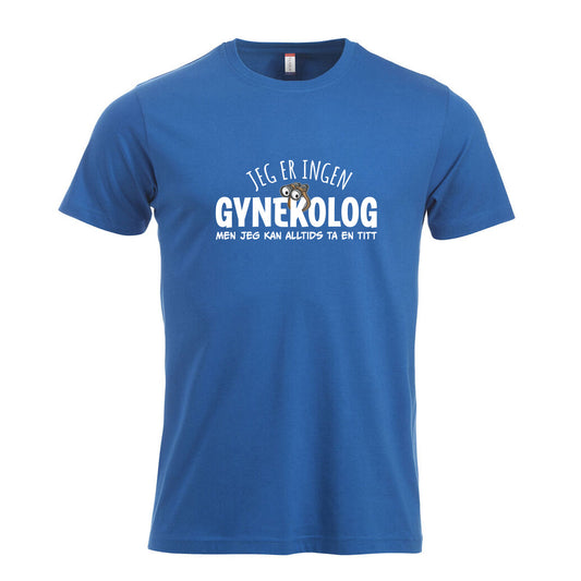 Gynekolog - tskjorte Blå