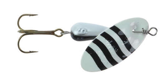 Panther Martin - Albino Zebra - Hvit / Sorte striper