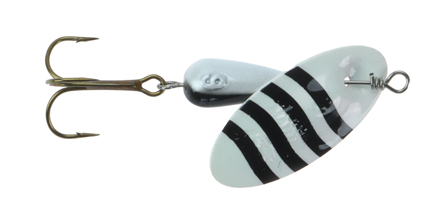 Panther Martin - Albino Zebra - Hvit / Sorte striper