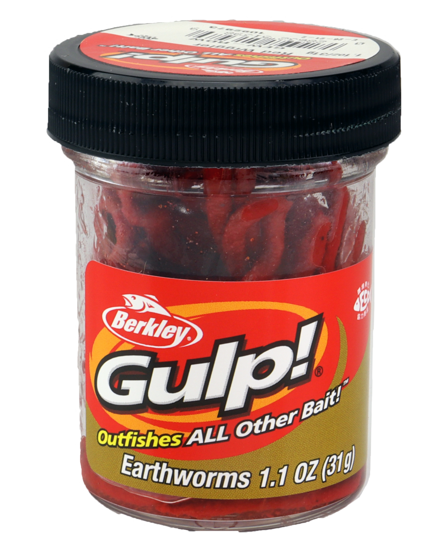 Gulp Meitemark - Fiskeagn - Rød - 10cm