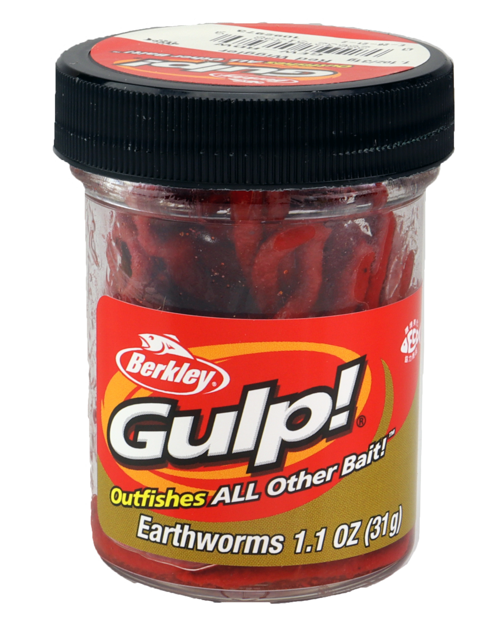 Gulp Meitemark - Fiskeagn - Rød - 10cm