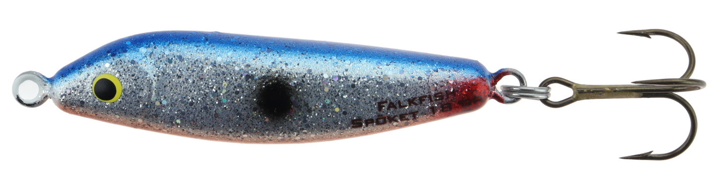 Falkfish Spöket Kystwobbler 272 Blue Glitter - Wobbler 50g 100 mm
