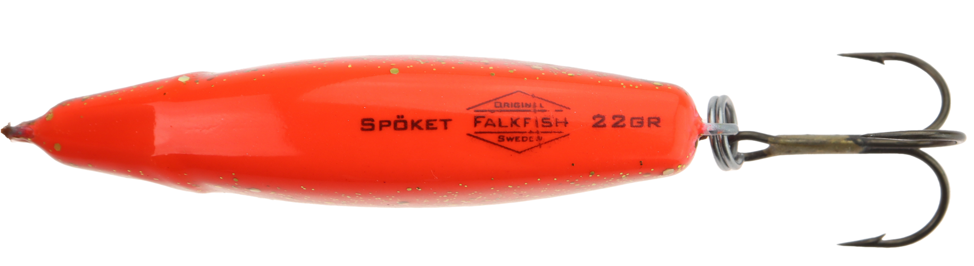 Falkfish Spöket Kulan - 388 RedGold Red Glitter - 22gr - Sluk