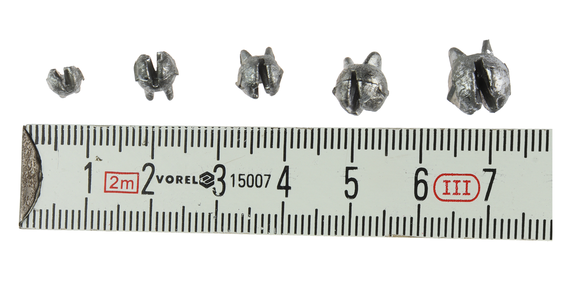 Splitthagl rondell - Sett fra 0,4gr til 2gr