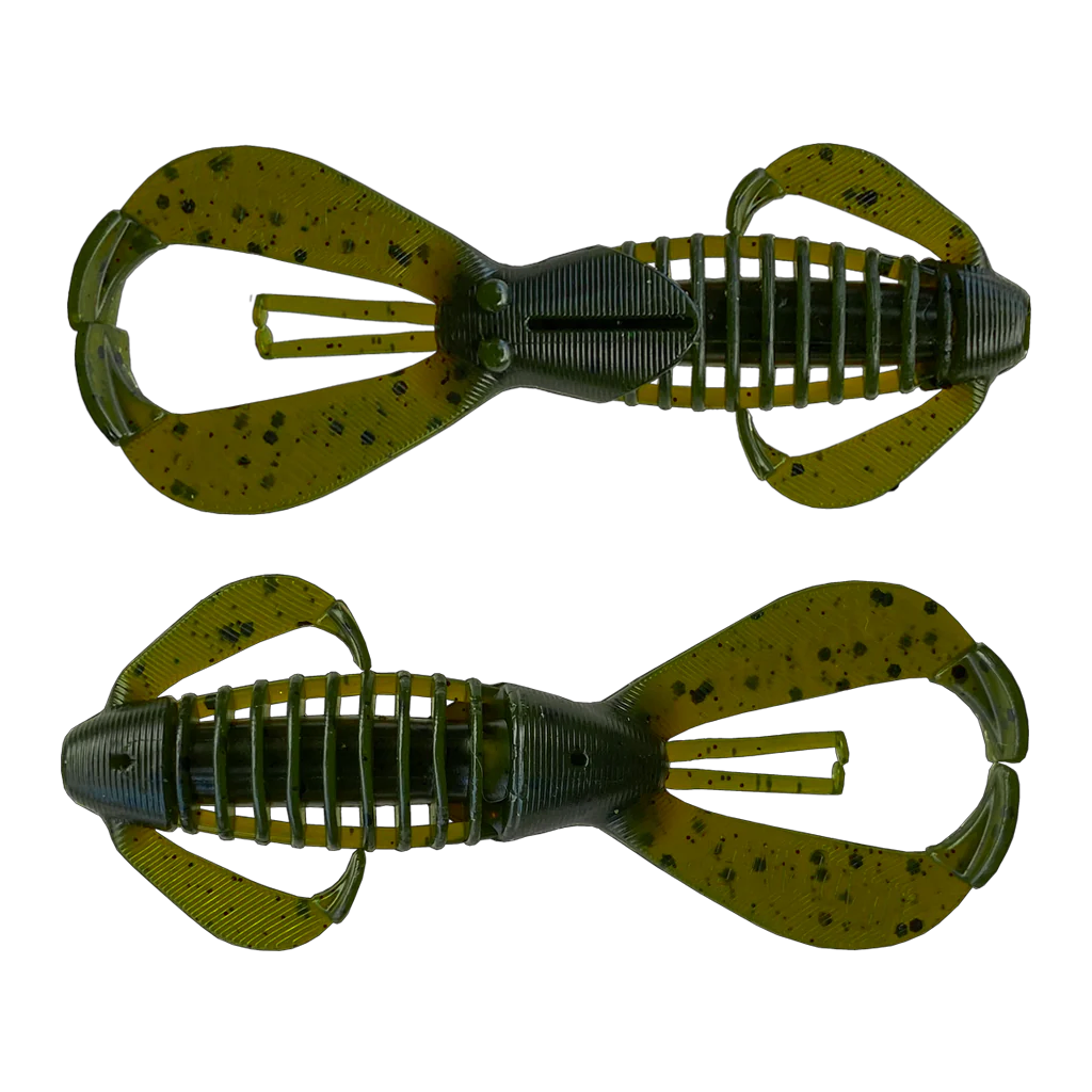 Headbanger BangerBug V2 5-pack - 7,6 cm Softbait 4 g Green Pumpkin