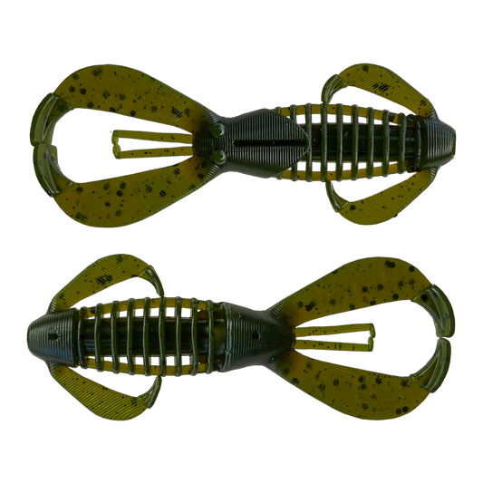 Headbanger BangerBug V2 5-pack - 7,6 cm Softbait 4 g Green Pumpkin