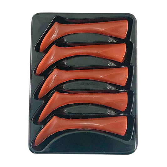 Headbanger Shad 11 Rep. tails, 5 pcs - Red Craw