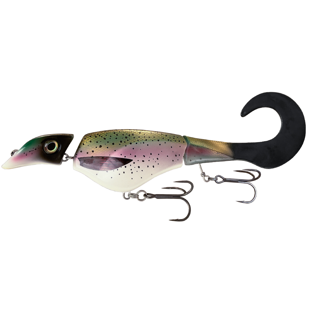 Headbanger Colossus Curly - 31cm - 170g - Rainbow Trout - Suspending