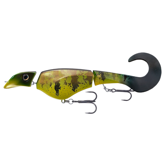 Headbanger Colossus Curly - 31cm - 170g - Yellow Perch - Suspending