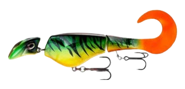 Headbanger Colossus Curly - 31cm - 170g - Firetiger - Suspending