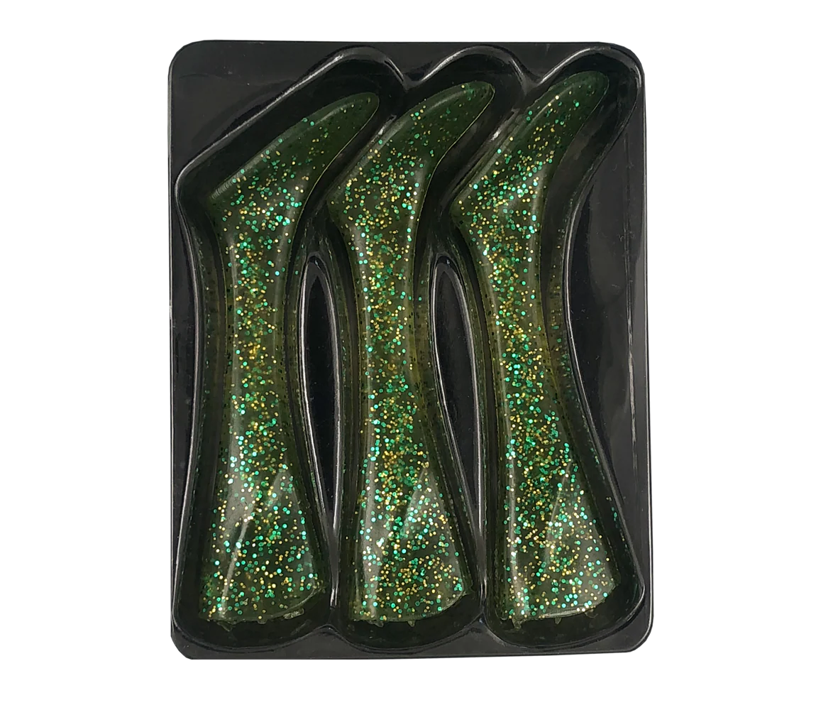 Headbanger Shad 22 Reservehaler - Motoroil/Green - 3pk