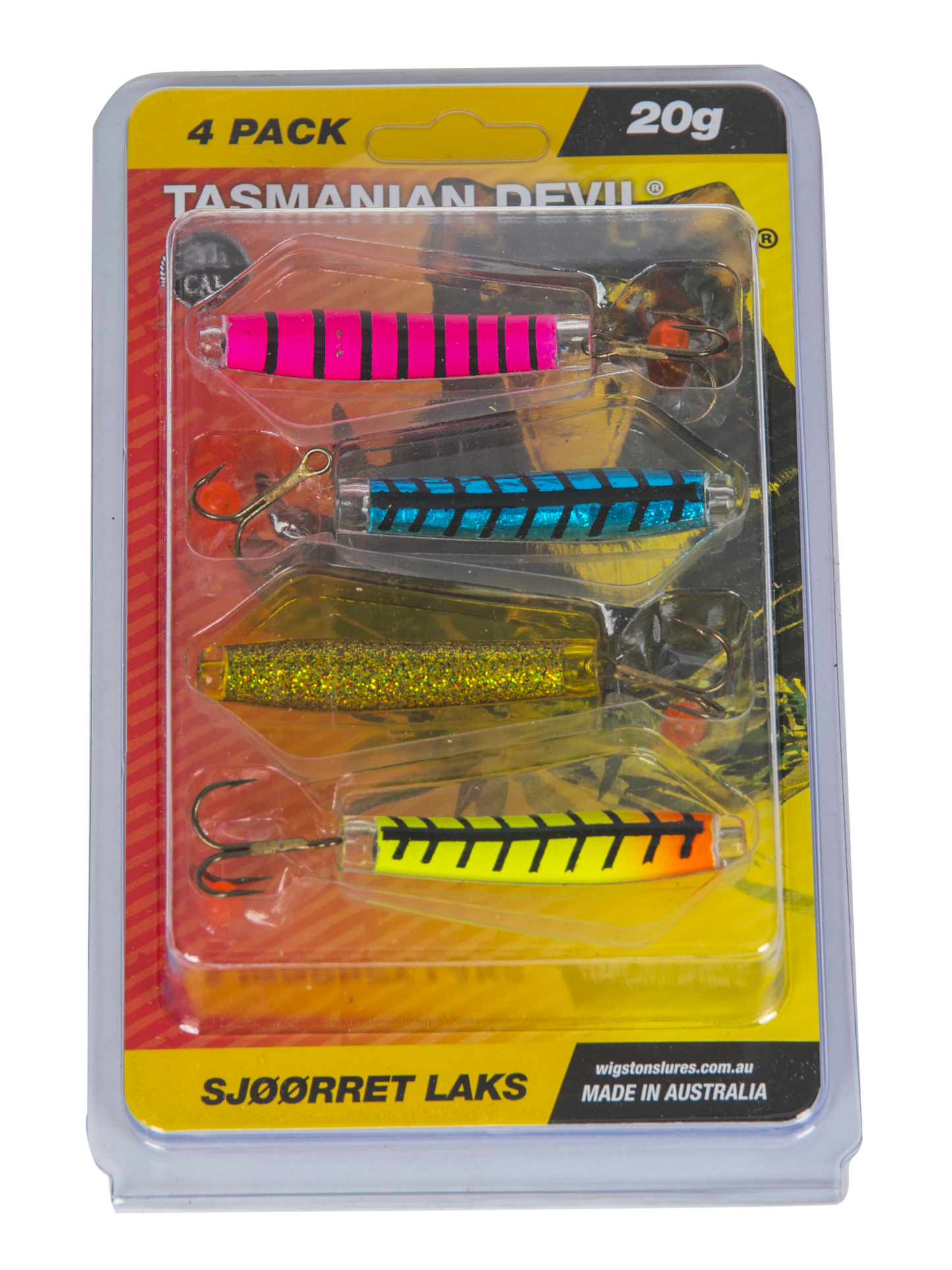 Tasmanian Devil Sett - Sjøørret/Laks - 20gr - 4pk