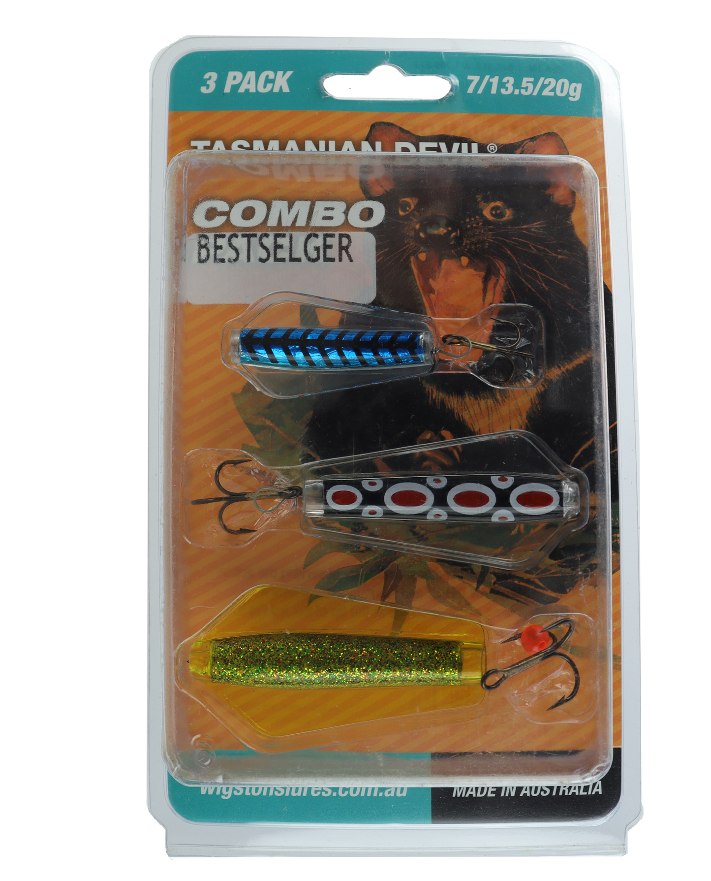 Tasmanian Devil Sett - Bestseljarar - 3pk