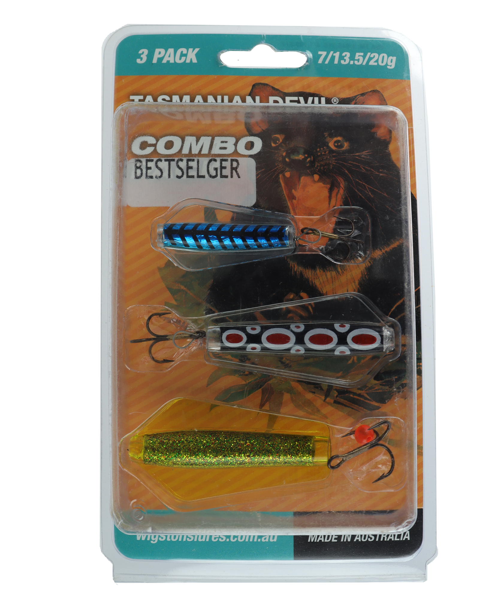 Tasmanian Devil Sett - Bestseljarar - 3pk