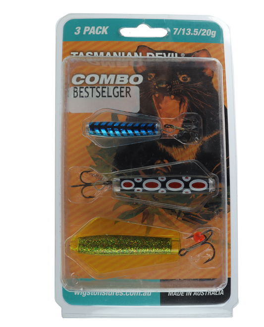 Tasmanian Devil Sett - Bestseljarar - 3pk